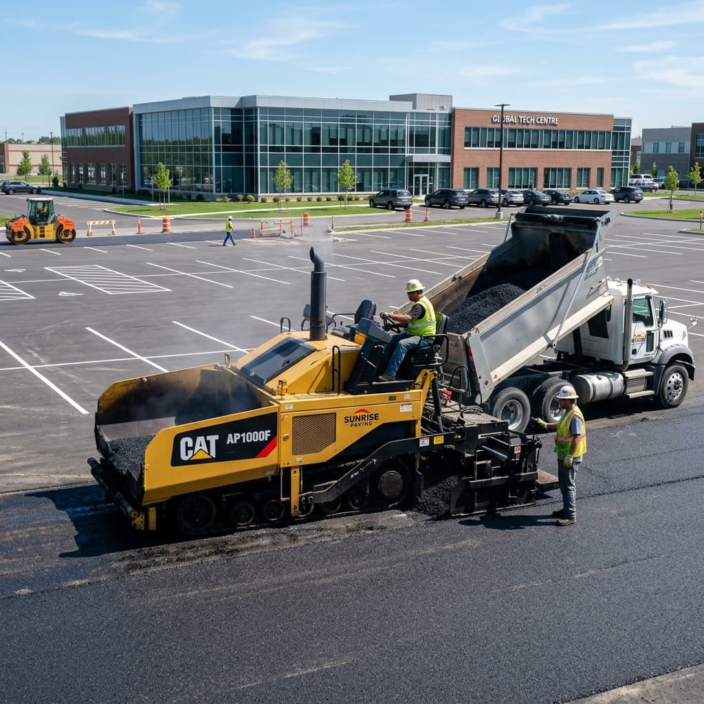 Orion Paving Commercial Work